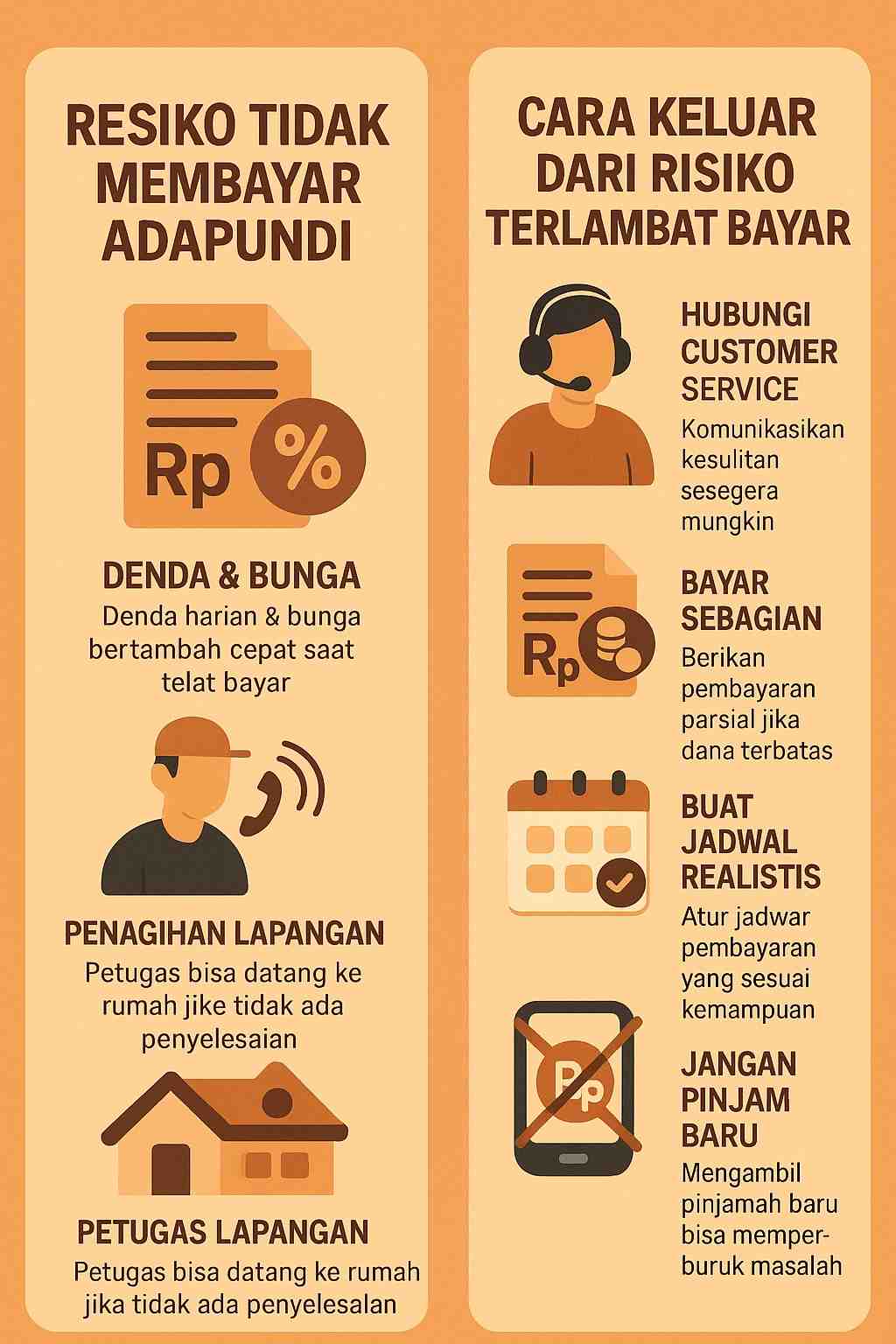 Resiko Tidak Membayar AdaPundi